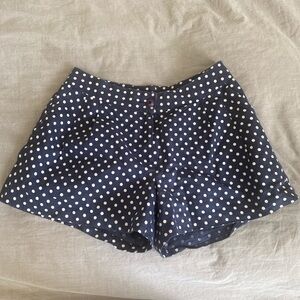 Navy Polka Dot Shorts